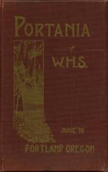 1910 Washington High School Yearbook from Portland, Oregon cover image