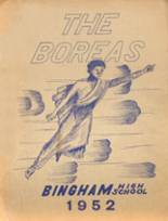 Bingham High School 1952 yearbook cover photo