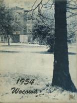 Woodland High School 1954 yearbook cover photo
