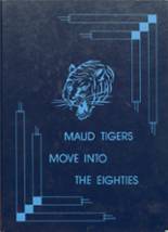 Maud High School 1980 yearbook cover photo