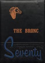 1970 Burns High School Yearbook from Burns, Wyoming cover image