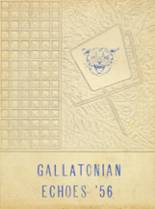 1956 Gallatin County High School Yearbook from Warsaw, Kentucky cover image