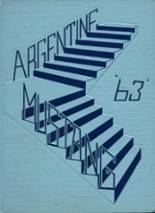Argentine High School 1963 yearbook cover photo