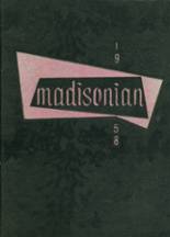 Madison High School 1958 yearbook cover photo