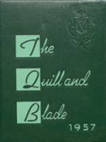 Lew Wallace High School 1957 yearbook cover photo