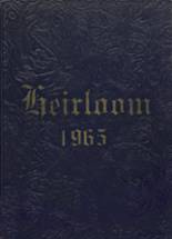 Burlington City High School 1965 yearbook cover photo