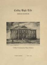 Colby High School 1935 yearbook cover photo
