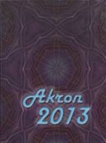Akron High School 2013 yearbook cover photo