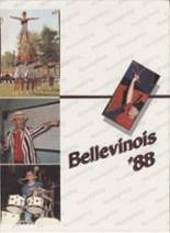 Belleville Township West High School 1988 yearbook cover photo