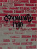 Community High School 1980 yearbook cover photo