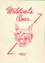 Warsaw High School 1957 yearbook cover photo