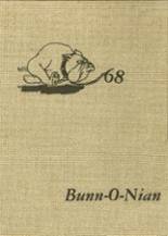 Bunn High School 1968 yearbook cover photo