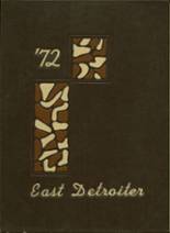 East Detroit High School 1972 yearbook cover photo