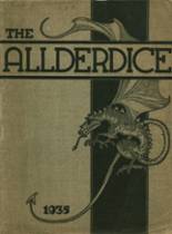 Allderdice High School 1935 yearbook cover photo