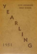 Edwardsburg High School 1951 yearbook cover photo
