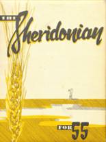 Sheridan Community High School 1955 yearbook cover photo
