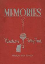 1944 Preston High School Yearbook from Lakewood, Pennsylvania cover image