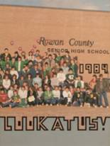Rowan County High School 1984 yearbook cover photo