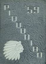 Piqua High School 1959 yearbook cover photo