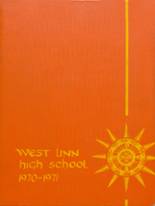 West Linn High School 1971 yearbook cover photo