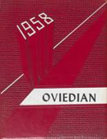 Oviedo High School 1958 yearbook cover photo