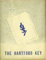 Hartford High School 1957 yearbook cover photo