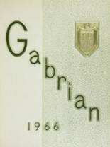 St. Gabriel High School 1966 yearbook cover photo