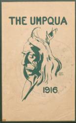 Roseburg High School 1916 yearbook cover photo