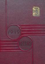Vineland High School 1939 yearbook cover photo