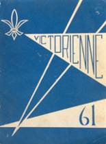 Notre Dame des Victoires School 1961 yearbook cover photo