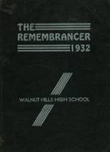 Walnut Hills High School 1932 yearbook cover photo