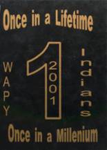 Wapanucka High School 2001 yearbook cover photo
