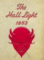 Hall High & Vocational School 1953 yearbook cover photo