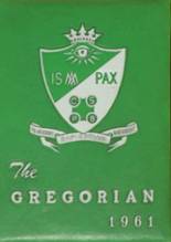 St. Gregory High School 1961 yearbook cover photo