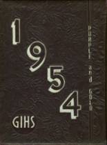 Grand Island High School 1954 yearbook cover photo