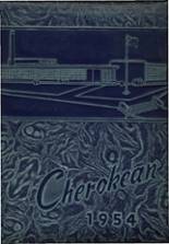 Washington High School 1954 yearbook cover photo