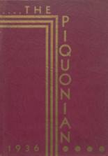 Piqua High School 1936 yearbook cover photo