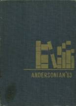 Anderson High School 1963 yearbook cover photo