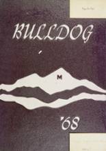 Butte High School 1968 yearbook cover photo