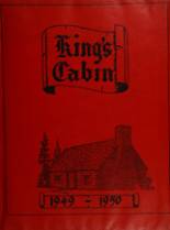 King High School 1950 yearbook cover photo