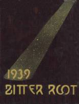 Missoula County High School 1939 yearbook cover photo