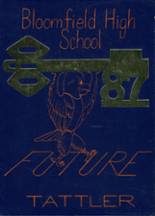 Bloomfield High School 1987 yearbook cover photo