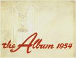 Adams High School 1954 yearbook cover photo