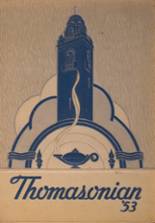 St. Thomas Apostle High School 1953 yearbook cover photo