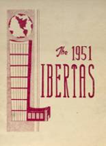 Liberty High School 1951 yearbook cover photo