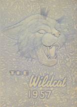 Columbia Falls High School 1957 yearbook cover photo