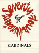 Onaway High School 1974 yearbook cover photo