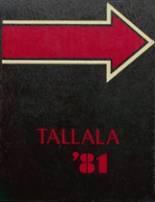Talladega High School 1981 yearbook cover photo