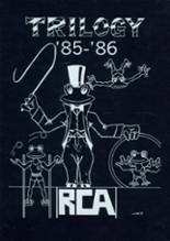Ribet Academy 1986 yearbook cover photo