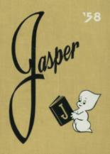 Jasper High School 1958 yearbook cover photo